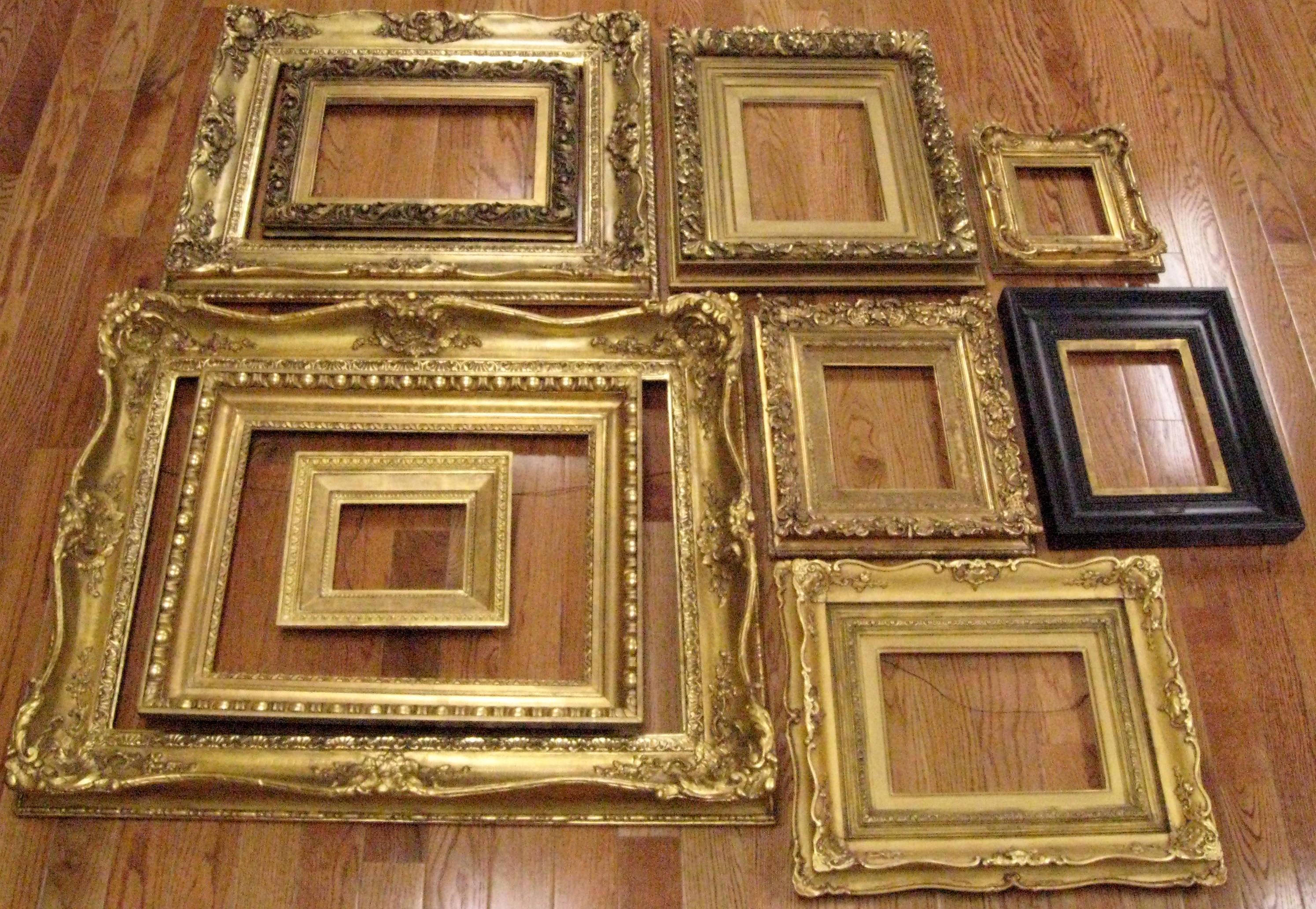Antique picture frames restored