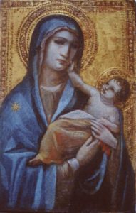 Virgin and Child, 19th Century, Italian religious painting restoration