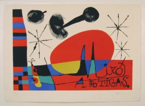 Joan Miro, Lithograph, restored