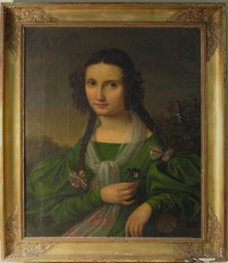easel painting conservation-painting before