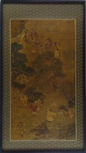 Oriental Art, Chinese silk painting after restoration