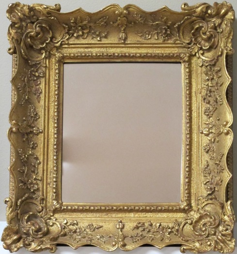 period gilded custom mirror by Oliver Brothers