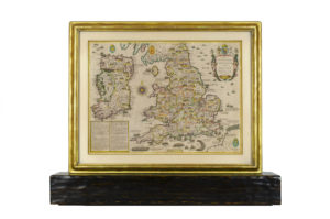 400 year old map protected with Optium Museum Acrylic