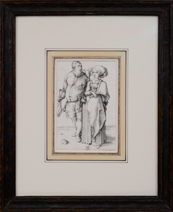 Albrecht Dürer framed by Oliver Brothers in Boston, French mat example