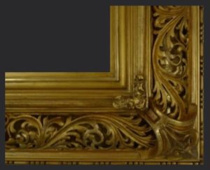 Restored italian picture frame | picture frame restoration and conservation treatment cleaning