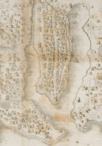 Works on Paper | Map of Palermo before restoration
