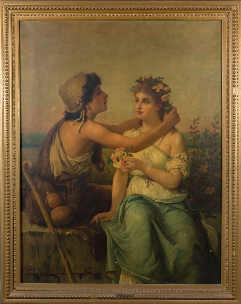 the canvas itself had weakened and become brittle over time